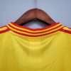 Présente le col du maillot vintage Colombie Extérieur Coupe du Monde 1990