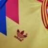 Zoom sur le logo du maillot vintage Colombie Extérieur Coupe du Monde 1990