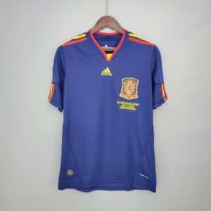 Vue avant du maillot vintage Espagne Finale Coupe du Monde 2010