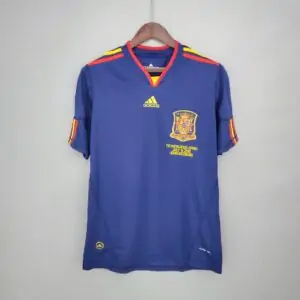 Vue avant du maillot vintage Espagne Finale Coupe du Monde 2010