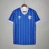 Vue avant du maillot vintage Glasgow Rangers Domicile 1982/1983