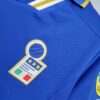 Zoom sur le logo du maillot vintage Italie Domicile Euro 1996