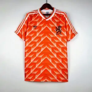 Vue avant du maillot vintage Pays-Bas Domicile 1988