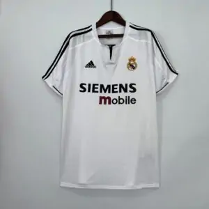 Vue avant du maillot vintage Real Madrid Domicile 2004/2005