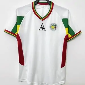 Vue avant du maillot vintage Sénégal Domicile Coupe du Monde 2002