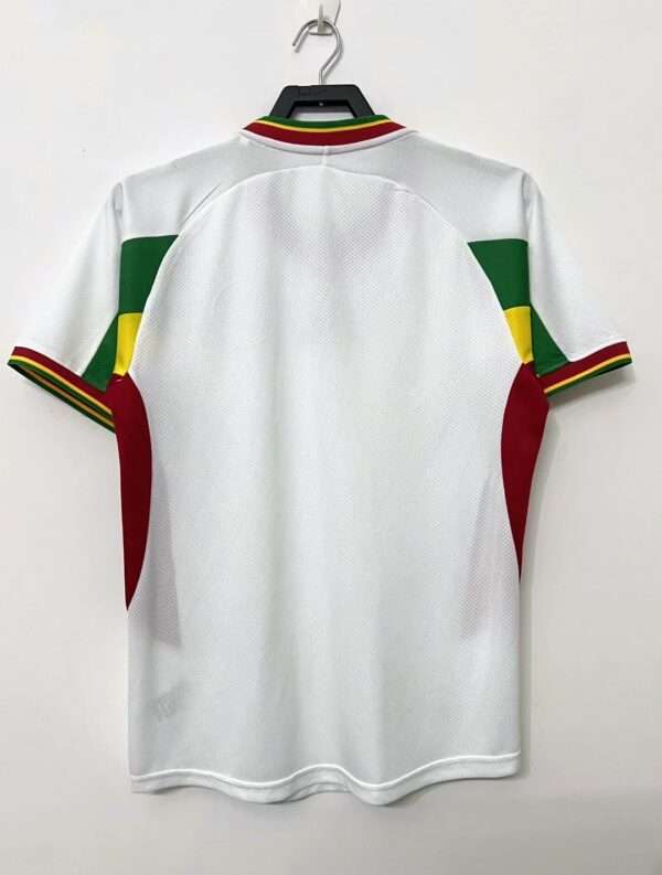 Vue arrière du maillot vintage Sénégal Domicile Coupe du Monde 2002