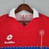 Présente le col et logos du maillot vintage Universidad Católica Extérieur 1996/1997