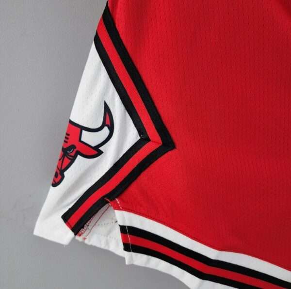 Zoom sur les coutures du maillot vintage Chicago Bulls Extérieur Icon