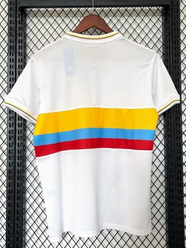 Vue arrière du maillot vintage Colombie "Centenaire"