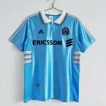 Vue avant du maillot vintage Olympique de Marseille Extérieur "Centenaire" 1998/1999