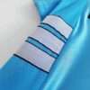 Zoom sur les coutures du maillot vintage Olympique de Marseille Extérieur "Centenaire" 1998/1999