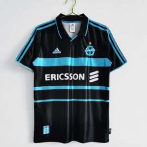 Vue avant du maillot vintage Olympique de Marseille "Troisième" 1999/2000