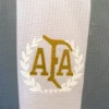 Zoom sur le logo du maillot Argentine adidas
